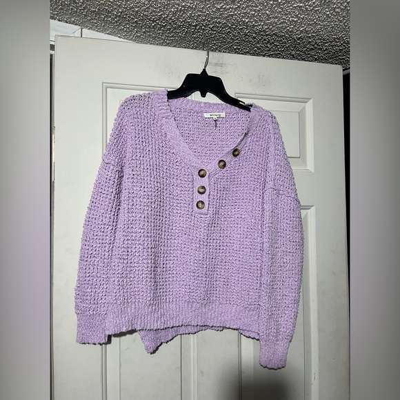 Miracle Sweaters - Miracle usa purple sweater